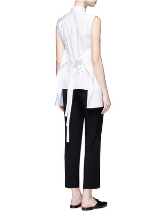 Figure View - Click To Enlarge - HELMUT LANG - Cropped technical suiting pants