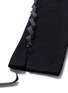 Detail View - Click To Enlarge - HELMUT LANG - Lace up sleeve wool-cashmere sweater