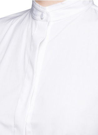 Detail View - Click To Enlarge - HELMUT LANG - Self-tie apron back cotton poplin shirt