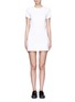 Main View - Click To Enlarge - HELMUT LANG - Cutout sleeve neoprene dress