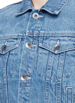 Detail View - Click To Enlarge - HELMUT LANG - Cropped denim jacket