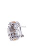  - LC COLLECTION JEWELLERY - Diamond 18k gold ring and earrings set