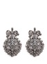 Main View - Click To Enlarge - ANABELA CHAN - 'Mirage' diamond 18k black gold plated silver drop earrings