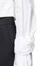 Detail View - Click To Enlarge - 3.1 PHILLIP LIM - Tie cuff cotton poplin cropped top