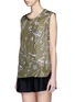 Front View - Click To Enlarge - 3.1 PHILLIP LIM - Floral print sleeveless silk top