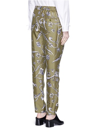 Back View - Click To Enlarge - 3.1 PHILLIP LIM - Floral print silk pants