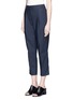 Front View - Click To Enlarge - 3.1 PHILLIP LIM - Cotton blend cropped carrot pants