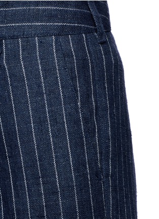 Detail View - Click To Enlarge - 3.1 PHILLIP LIM - Pinstripe linen carrot pants