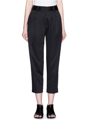 Main View - Click To Enlarge - 3.1 PHILLIP LIM - Cotton blend twill carrot pants