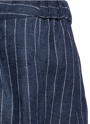 Detail View - Click To Enlarge - 3.1 PHILLIP LIM - Pinstripe linen utility bloomer shorts