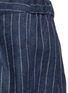 Detail View - Click To Enlarge - 3.1 PHILLIP LIM - Pinstripe linen utility bloomer shorts