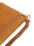 Detail View - Click To Enlarge - ELIZABETH AND JAMES - 'Scott' croc effect leather clutch
