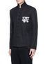 Front View - Click To Enlarge - ALEXANDER MCQUEEN - Medallion embroidery uniform jacket