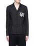 Main View - Click To Enlarge - ALEXANDER MCQUEEN - Medallion embroidery uniform jacket