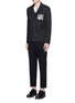 Figure View - Click To Enlarge - ALEXANDER MCQUEEN - Medallion embroidery uniform jacket