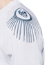 Detail View - Click To Enlarge - ALEXANDER MCQUEEN - Nautical embroidery cotton sweater