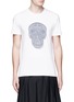 Main View - Click To Enlarge - ALEXANDER MCQUEEN - Skull rope embroidery T-shirt