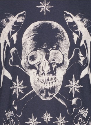 Detail View - Click To Enlarge - ALEXANDER MCQUEEN - Skull tattoo print T-shirt