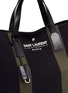 Detail View - Click To Enlarge - SAINT LAURENT - 'Beach Shopper' stripe canvas tote bag