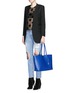 Figure View - Click To Enlarge - SAINT LAURENT - Large calfskin leather tote