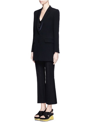 Figure View - Click To Enlarge - THEORY - 'Rabeanie' cropped wide leg pants