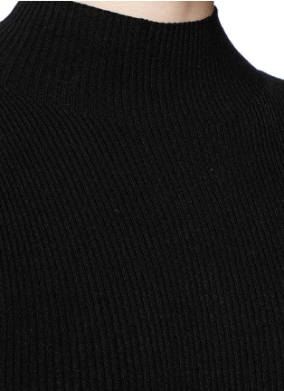 Detail View - Click To Enlarge - THEORY - 'Emid K' funnel neck cropped sweater