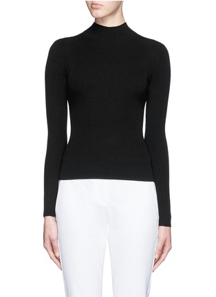 Main View - Click To Enlarge - THEORY - 'Emid K' funnel neck cropped sweater