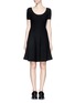 Main View - Click To Enlarge - THEORY - 'Codris C' scoop neck flare dress