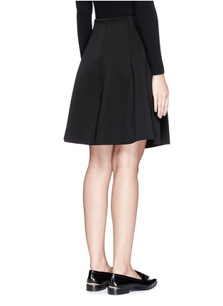 Back View - Click To Enlarge - THEORY - 'Igtios' bonded jersey skater skirt