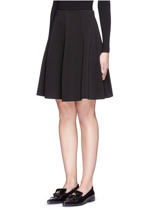 Front View - Click To Enlarge - THEORY - 'Igtios' bonded jersey skater skirt
