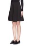 Front View - Click To Enlarge - THEORY - 'Igtios' bonded jersey skater skirt