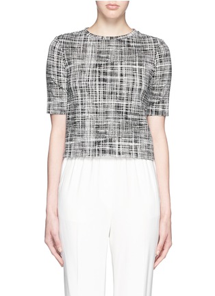Main View - Click To Enlarge - THEORY - 'Hesha I' stretch ponte knit top