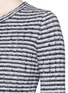 Detail View - Click To Enlarge - THEORY - 'Belira' wool stripe mélange knit sweater