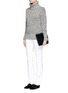 Figure View - Click To Enlarge - THEORY - 'Izelle B' stretch crepe pants