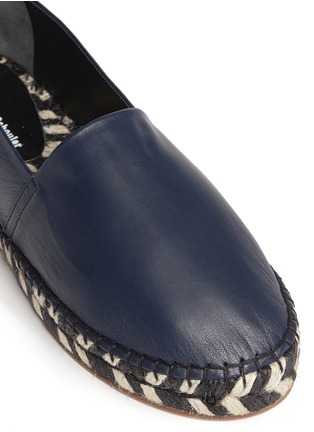 Detail View - Click To Enlarge - PROENZA SCHOULER - Leather espadrille slip-ons