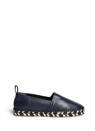 Main View - Click To Enlarge - PROENZA SCHOULER - Leather espadrille slip-ons