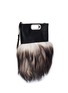 Figure View - Click To Enlarge - MARNI - 'Keyhole' kidassia fur leather shoulder bag