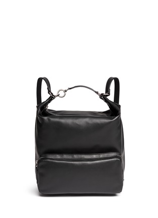 Main View - Click To Enlarge - MARNI - 'Backpack' convertible leather bag