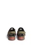Back View - Click To Enlarge - MARNI -  strap mesh neoprene sneakers
