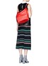 Figure View - Click To Enlarge - MARNI - 'Backpack' convertible leather bag
