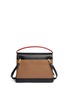 Back View - Click To Enlarge - MARNI - 'Every Day' colourblock leather bag