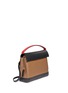 Front View - Click To Enlarge - MARNI - 'Every Day' colourblock leather bag