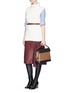 Figure View - Click To Enlarge - MARNI - 'Every Day' colourblock leather bag