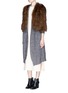 Figure View - Click To Enlarge - 72348 - 'Leila' cropped racoon fur jacket