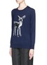 Front View - Click To Enlarge - MARKUS LUPFER - 'Fawn' sequin Natalie sweater