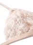 Detail View - Click To Enlarge - KIKI DE MONTPARNASSE - 'Paon' crochet lace soft triangle bra