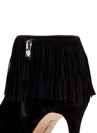 Detail View - Click To Enlarge - SAM EDELMAN - 'Kandice' fringe suede ankle boots