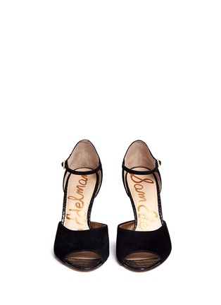 Figure View - Click To Enlarge - SAM EDELMAN - 'Raven' suede wedge sandals