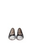 Figure View - Click To Enlarge - SAM EDELMAN - 'Sara' metallic toe cap bouclé tweed flats