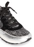 Detail View - Click To Enlarge - SAM EDELMAN - 'Des' leather trim bouclé tweed sneakers